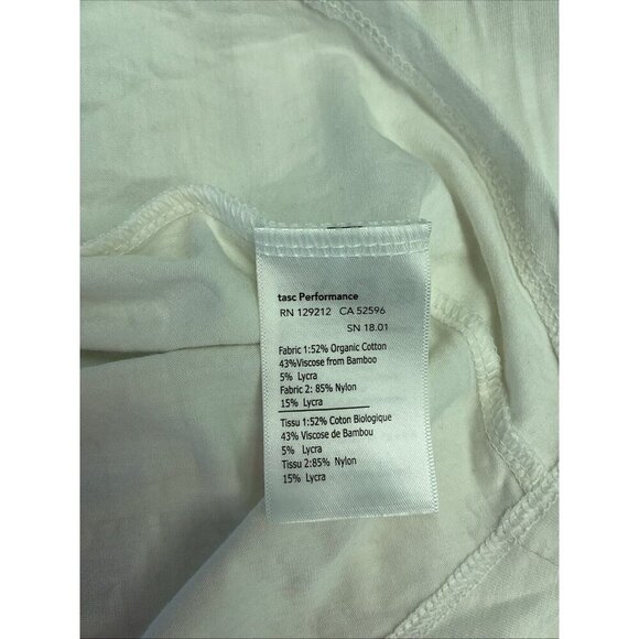 Lot of 2 Tasc Women’s Long‎ Sleeve Bamboo performance Shirt Size M White/ Blue - Picture 9 of 14